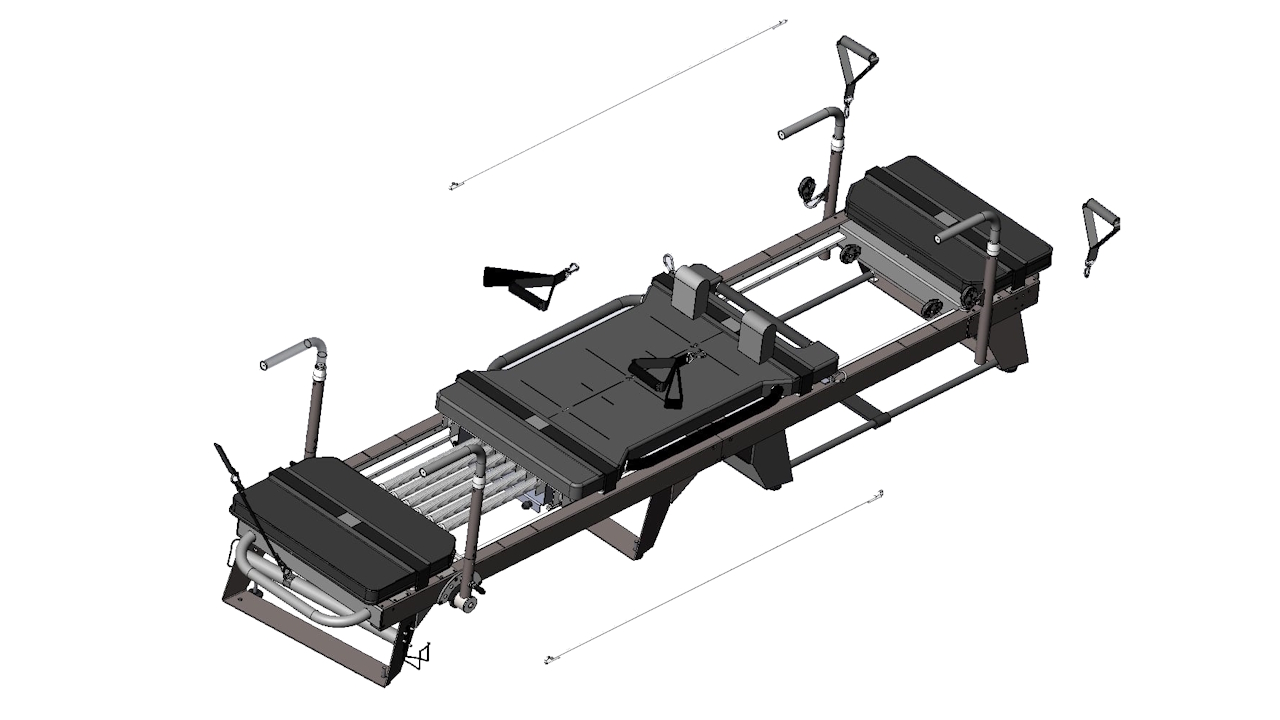 F-5844 Mega Pilates Reformer